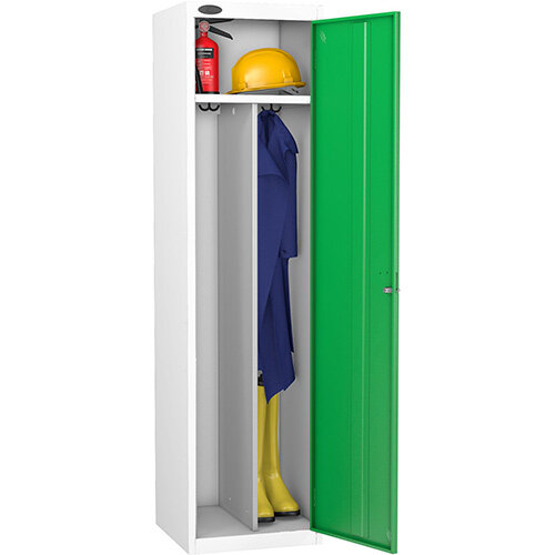 Probe Clean & Dirty Locker Cam Lock ACTIVECOAT W460xD460xH1780mm Smoke White Body Green Door 7 Year Warranty
