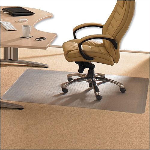 Cleartex Advantagemat Chair Mat PVC for Low Pile 2.5mm Carpet Rectangular 1210x1520mm 1115225EV