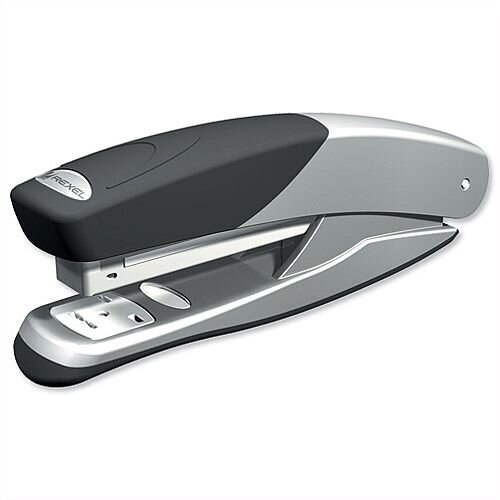 Rexel Stapler Torador Full Strip Metal Punches 25 Sheets Silver-Black