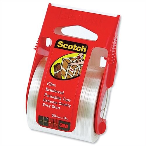 Scotch Packaging Tape Extreme Quality in Dispenser 50mm x 9m Silver Scotch Packaging Tape Extreme Quality in Dispenser 50mm x 9m Silver