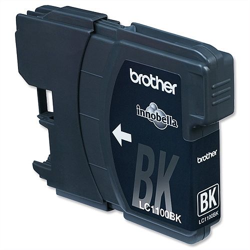 Brother LC-1100HYBK Black High Yield Ink Cartridge LC1100HY-BK Brother LC-1100HYBK Black High Yield Ink Cartridge LC1100HY-BK