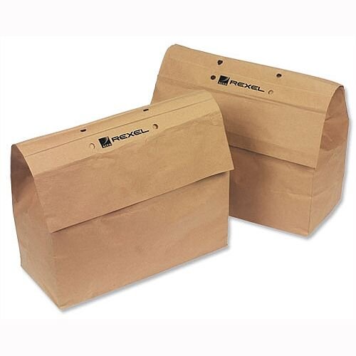 Rexel Recycling Shredder Bags For Mercury 115 Litre Pack 50