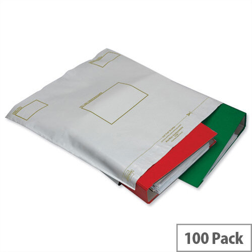 Ampac Extra C4 Opaque Strong Oxo-Biodegradable Polythene Protective Envelopes Pack of 100