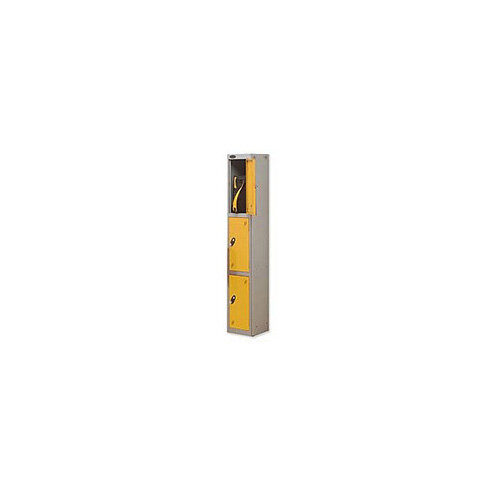 Probe 3 Door Locker Hasp &Staple Lock Extra Depth ACTIVECOAT W305xD460xH1780mm Silver Yellow Probe 3 Door Locker Hasp &Staple Lock Extra Depth ACTIVECOAT W305xD460xH1780mm Silver Yellow