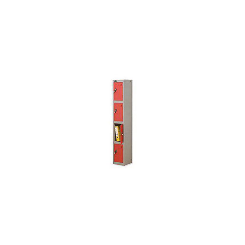 Probe 4 Door Locker Hasp &Staple Lock Extra Depth ACTIVECOAT W305xD460xH1780mm Silver Red Probe 4 Door Locker Hasp &Staple Lock Extra Depth ACTIVECOAT W305xD460xH1780mm Silver Red