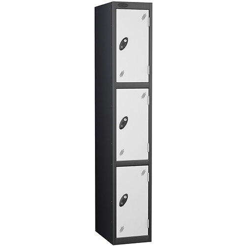 Probe 3 Door Locker Cam Lock ACTIVECOAT W305xD305xH1780mm Black Body White Door 7 Year Warranty