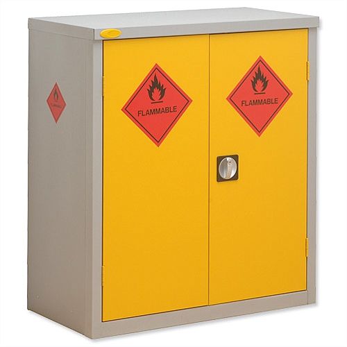 Hazardous Materials Cupboard W915xD460xH1015 by Lion Steel Hunt Office Ireland