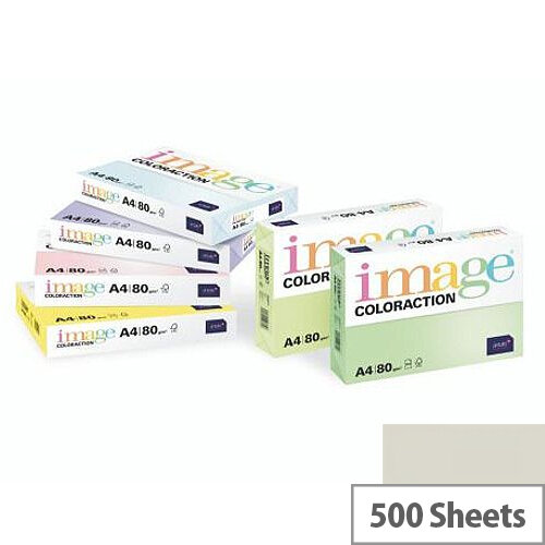 Image Coloraction Iceland Mid Grey A4 Paper 80gsm Pack of 500 Image Coloraction Iceland Mid Grey A4 Paper 80gsm Pack of 500