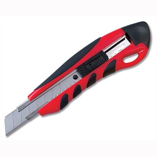 Heavy Duty Box Cutter with Locking Device and Snap-off Blades 5 Star