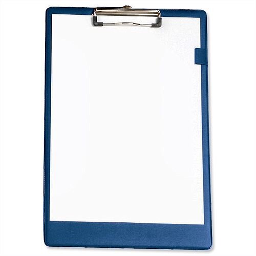 Foolscap Blue Clipboard PVC 5 Star