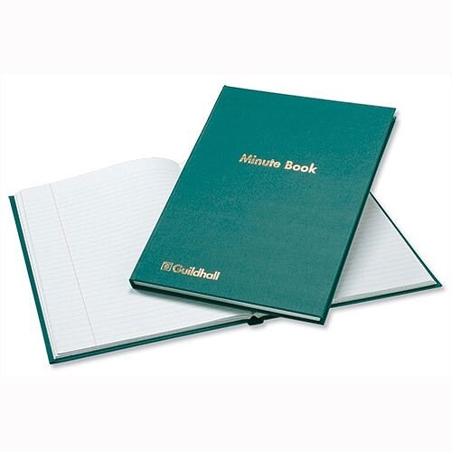 Minute Book Green 32-Mz 106 Numbered Pages A-Z index W298xH203mm Guildhall Minute Book Green 32-Mz 106 Numbered Pages A-Z index W298xH203mm Guildhall