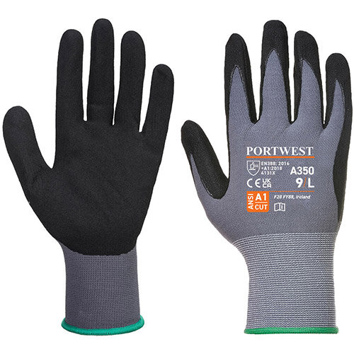Portwest A350 Dermiflex Glove Black Medium
