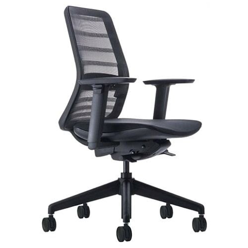 Koplus TONIQUE Ergonomic Posture Black Mesh Task Operator Office Chair with Lumbar Support &Seat Slide Black Frame &Base Koplus TONIQUE Ergonomic Posture Black Mesh Task Operator Office Chair with Lumbar Support &Seat Slide Black Frame &Base