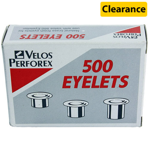Rexel Eyelets Punching Bolts Brass 4.7mm Diameter 4.2mm Length (Box of 500) Pack 10 20320051