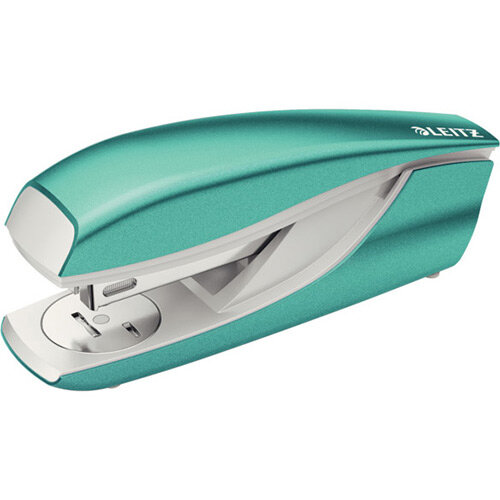 Leitz New NeXXt WOW Metal Office Stapler Blister Pk 30 Sheet Capacity Ice Blue Leitz New NeXXt WOW Metal Office Stapler Blister Pk 30 Sheet Capacity Ice Blue