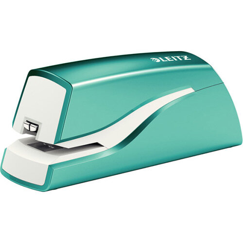 Leitz NeXXt Series WOW Electric Stapler Battery-Powered Ice Blue Leitz NeXXt Series WOW Electric Stapler Battery-Powered Ice Blue