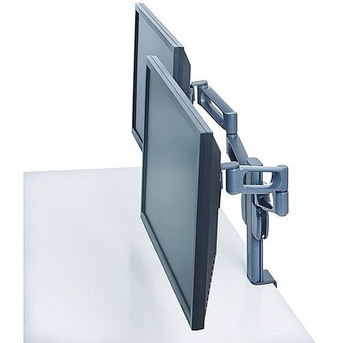 Kensington Smart Fit Dual Monitor Arm VESA Mount Compatible for up to 24 Inches Screen