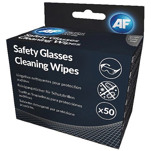 AF Safety Glasses Cleaning Wipes SGCS050 Hunt Office Ireland