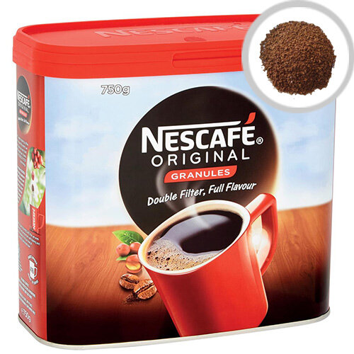 Nescafe Original Instant Coffee Granules Tin 750g Ref 12283921 Nescafe Original Instant Coffee Granules Tin 750g Ref 12283921