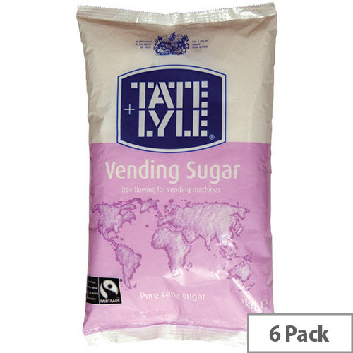 Tate & Lyle Vending Sugar White 2kg Pack of 6