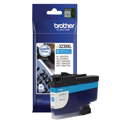 Brother LC3239XLC High Yield Cyan Inkjet Cartridge LC3239XLC Brother LC3239XLC High Yield Cyan Inkjet Cartridge LC3239XLC