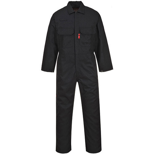 Portwest BIZ1 BizWeld Boilersuit Black Medium (Regular Fit)