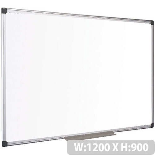 Bi-Office Maya Magnetic Drywipe Board 1200x900mm Aluminum Frame MA0507170
