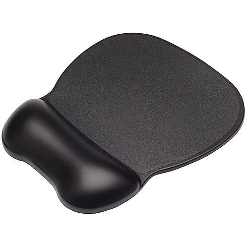 Contour Ergonomics Soft Skin Gel Mouse Mat Wrist Rest Black CE77000