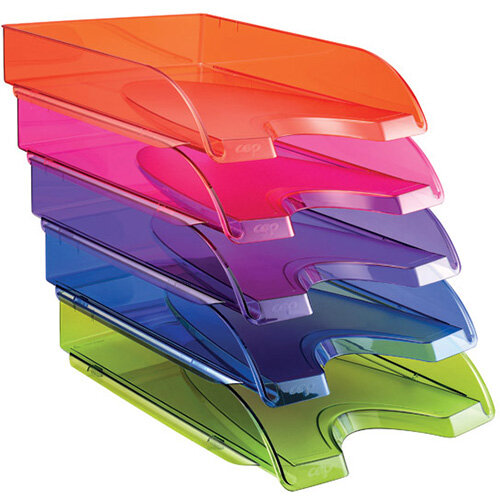 Happy by CEP Letter Tray Multicoloured Pack of 5 200+*5 Happy