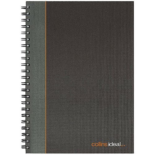 Collins A4 Ideal Wire Bound Book - Features 192 Feint Ruled A4 Pages That Are Protected By Geltex Covers For Long Lasting Performance & Durability. Ideal For Receptions, Offices, Schools, Colleges & More.