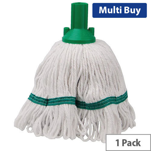 Contico Exel Revolution Mop Head, 250g, Green - Heavy-Duty Mop Head for High Traffic Areas