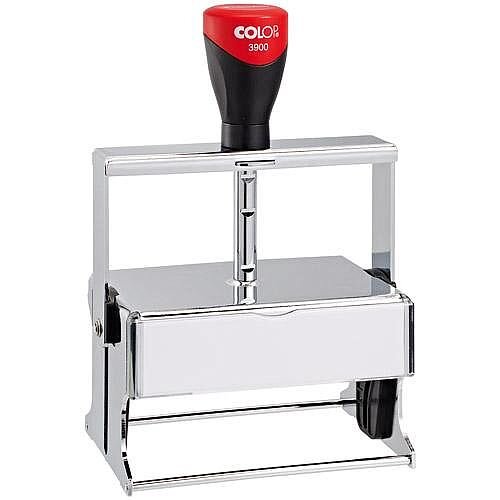 COLOP 3900 Microban Heavy Duty Custom Text Pre-Inked Rubber Stamp Black ...