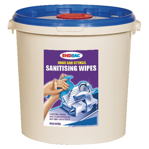 Diversey Endbac Probe and Utensil Wipes Pack of 1000 6069890 Diversey Endbac Probe and Utensil Wipes Pack of 1000 6069890
