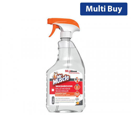 Mr Muscle Washroom Cleaner - 750ml, Powerful Cleaning Solution 321537