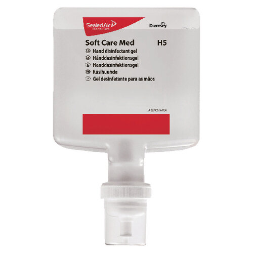 Diversey Soft Care Med H5 Hand Disinfectant Gel 1.3L Pack of 4 100938825 Diversey Soft Care Med H5 Hand Disinfectant Gel 1.3L Pack of 4 100938825