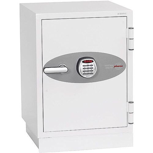 Phoenix Datacombi DS2501E Size 1 Data Safe with Electronic Lock White 63L 90min Fire Protection