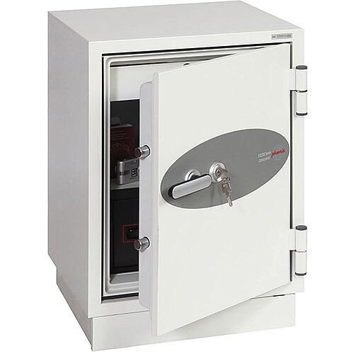 Phoenix Datacombi DS2501K Size 1 Data Safe with Key Lock White 63L 90min Fire Protection Phoenix Datacombi DS2501K Size 1 Data Safe with Key Lock White 63L 90min Fire Protection