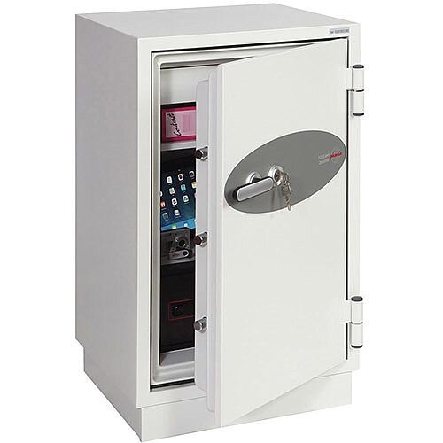 Phoenix Datacombi DS2502K Size 2 Data Safe with Key Lock White 84L 90min Fire Protection Phoenix Datacombi DS2502K Size 2 Data Safe with Key Lock White 84L 90min Fire Protection