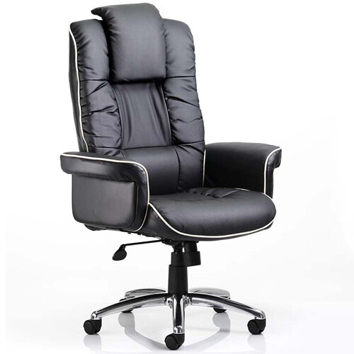 Chelsea Executive High Back Office Chair Black Bonded Leather With Arms Chelsea Executive High Back Office Chair Black Bonded Leather With Arms