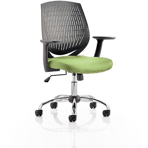 Dura Medium Back Task Operator Office Chair Swizzle Green