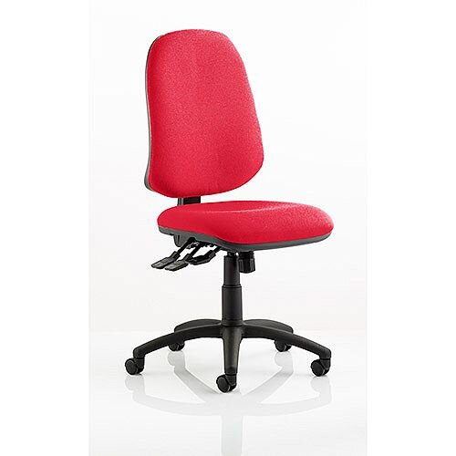 Eclipse XL III Lever Task Operator Office Chair Cherry Red