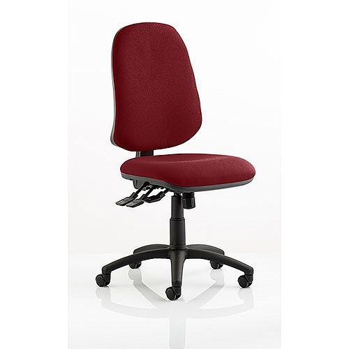 Eclipse XL III Lever Task Operator Office Chair Chilli Red