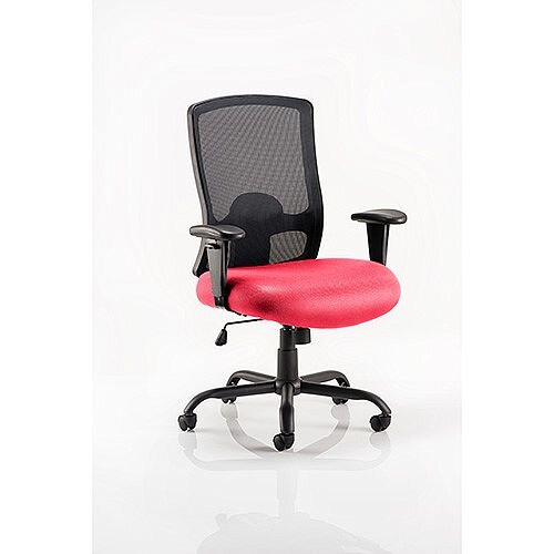 Portland HD Mesh Back Task Operator Office Chair Cherry Red Portland HD Mesh Back Task Operator Office Chair Cherry Red