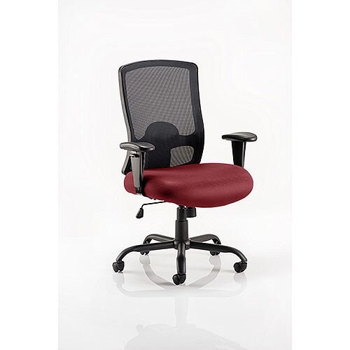 Portland HD Mesh Back Task Operator Office Chair Chilli Red Portland HD Mesh Back Task Operator Office Chair Chilli Red