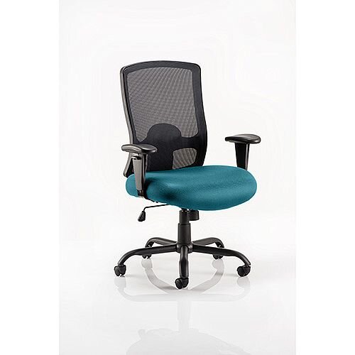 Portland HD Mesh Back Task Operator Office Chair Kingfisher Green Portland HD Mesh Back Task Operator Office Chair Kingfisher Green