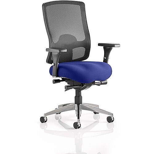 Regent High Mesh Back Task Operator Office Chair Serene Blue