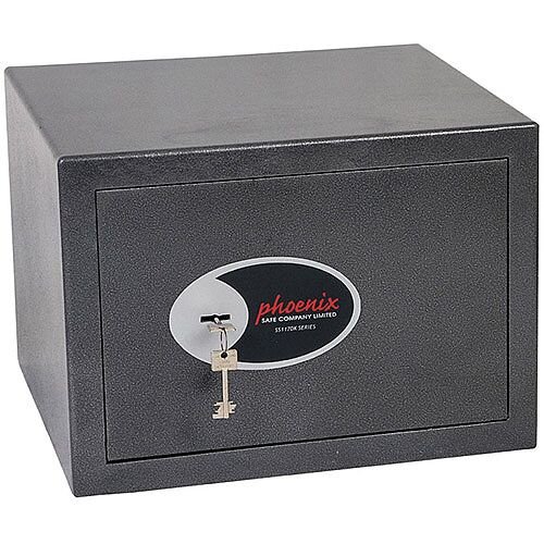 Phoenix Lynx SS1172K Size 2 Security Safe with Key Lock Metalic Graphite 22L Phoenix Lynx SS1172K Size 2 Security Safe with Key Lock Metalic Graphite 22L