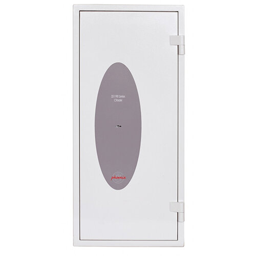 Phoenix Citadel SS1193K Size 3 Fire & S2 Security Safe with Key Lock White 78L 30mins Fire Protection