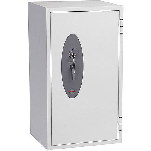 Phoenix Fire Fox SS1622K Size 2 Fire & S1 Security Safe with Key Lock White 162L 120min Fire Protection