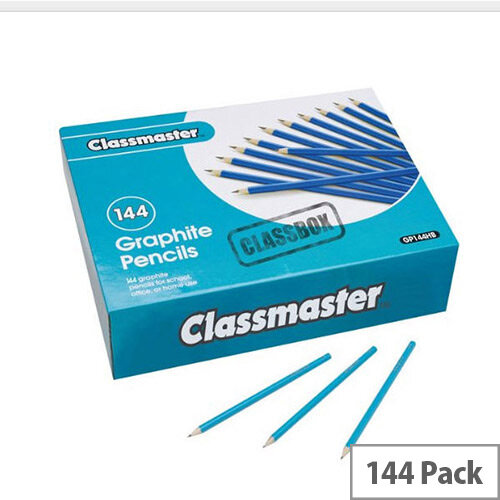 Classmaster Classroom HB Pencils Value Box Pack of 144 GP144HB Classmaster Classroom HB Pencils Value Box Pack of 144 GP144HB